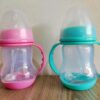 Wide-Neck Feeding Bottle With Handle 180ml -1pcs (Any Color) - Image 4