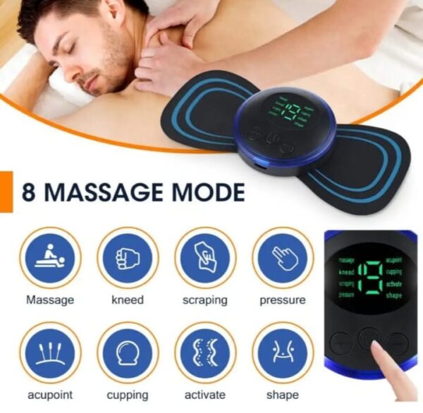 Rechargeable Portable Electric Pain Relax Neck Body Massager With USB Charging Cable -1pcs - Image 10