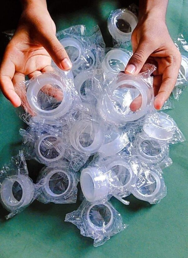 1mm thick 2cm wide 1meter long/3.8 tube core Clear Nano Double Side Adhesive Tape -1pcs - Image 5