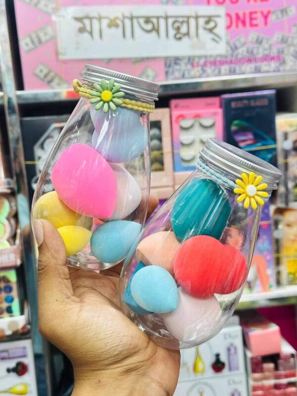 Girls Makeup Sponge  Puff for Women -1box (Any Color) - Image 2