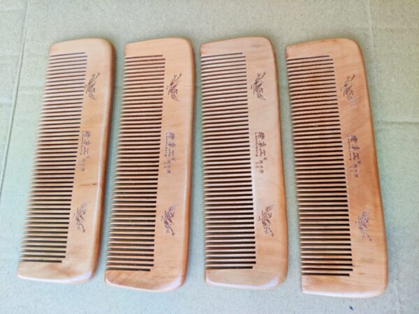 Wooden Hair Combs Long Shape -1pcs (Any Color) - Image 6
