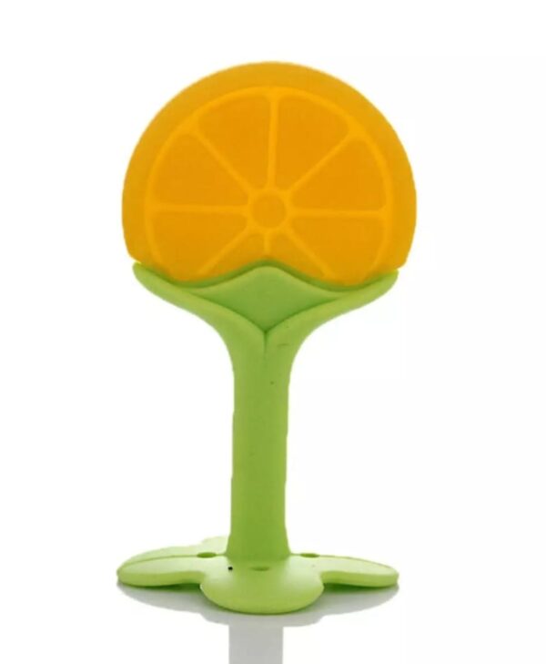 Orange Baby Silicone Hand Teether/Pacifiers CN  -1pcs