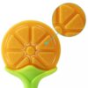 Orange Baby Silicone Hand Teether/Pacifiers CN  -1pcs - Image 4