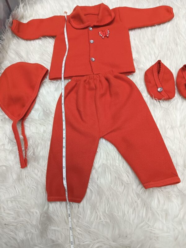 New Born BABY Winter Set 5 in one (0 - 6 mnths) - 1pac (Any Color) - Image 7
