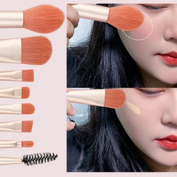 Fexja Mini Makeup Brush Set-1Set - Combo (Any Color) - Image 13