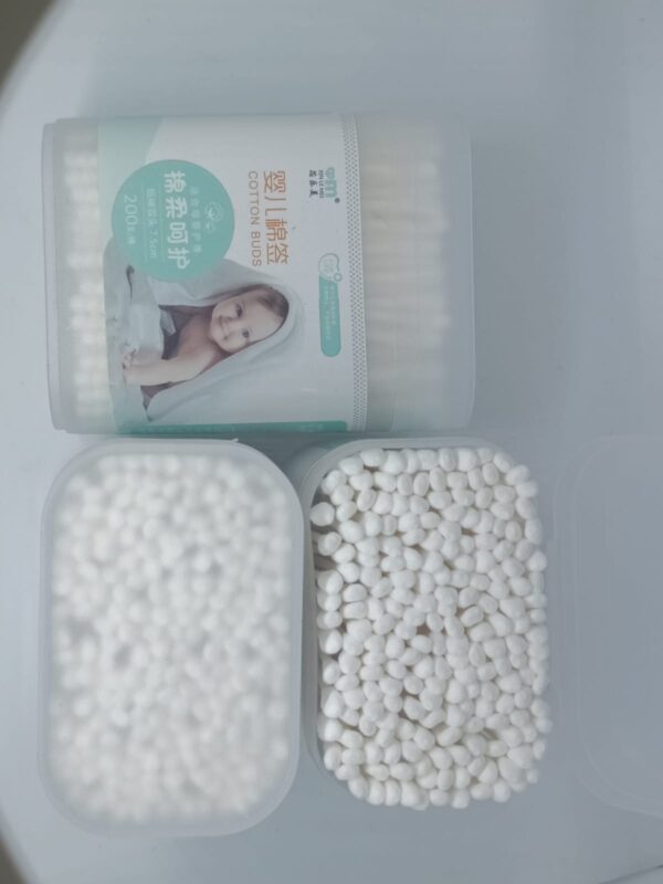 Children's cotton swabs for baby, ear picking for ears CN 200pcs -1box - Image 7