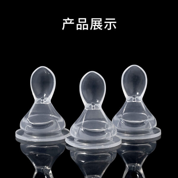 Wide-Neck Silicone Spoon Nipple CN -1pcs - Image 4