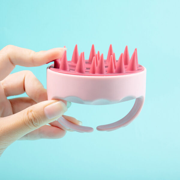 Silicone Shampoo Scalp Hair Massager Bath Massage Body Brush Scalp Massager Hair Shower Brush Comb Care Tool -1pcs  (Any Color) - Image 8