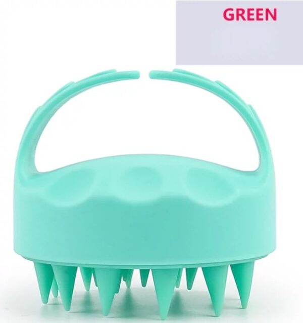 Silicone Shampoo Scalp Hair Massager Bath Massage Body Brush Scalp Massager Hair Shower Brush Comb Care Tool -1pcs  (Any Color) - Image 3