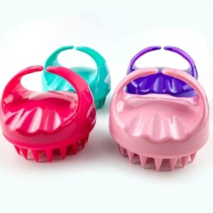 Silicone Shampoo Scalp Hair Massager Bath Massage Body Brush Scalp Massager Hair Shower Brush Comb Care Tool -1pcs  (Any Color)