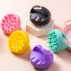Silicone Shampoo Scalp Hair Massager Bath Massage Body Brush Scalp Massager Hair Shower Brush Comb Care Tool -1pcs  (Any Color) - Image 27