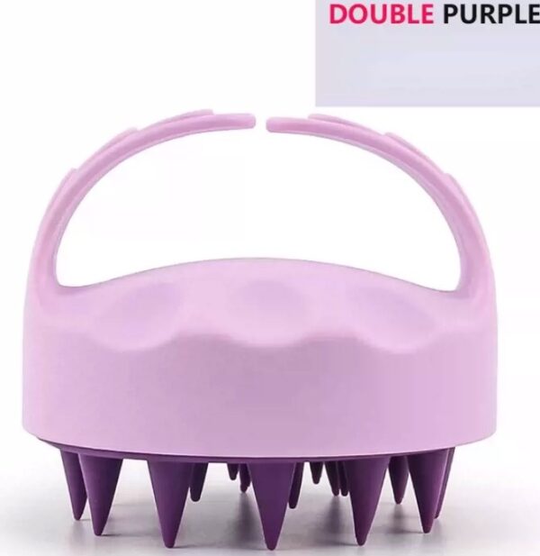 Silicone Shampoo Scalp Hair Massager Bath Massage Body Brush Scalp Massager Hair Shower Brush Comb Care Tool -1pcs  (Any Color) - Image 4