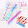 Nail file polishing gauze six-sided polishing and filing manicure tool nail file printed nail grinder -1pcs - Image 3