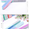 Nail file polishing gauze six-sided polishing and filing manicure tool nail file printed nail grinder -1pcs - Image 9