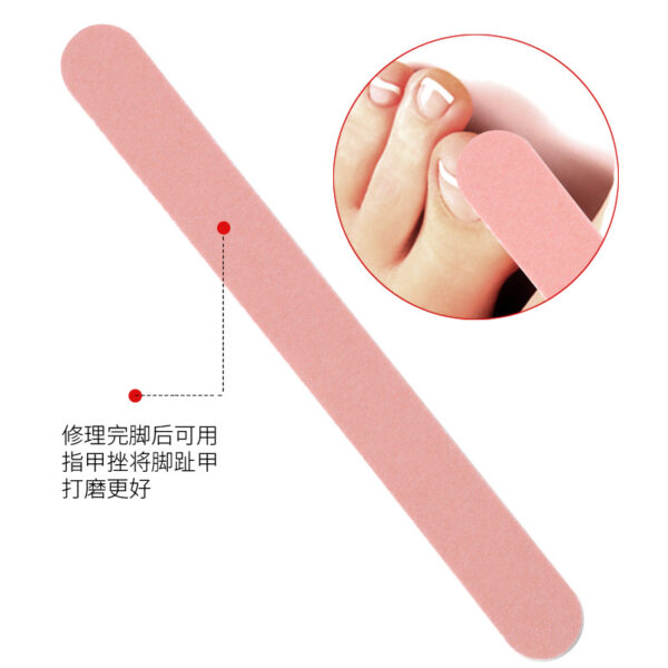 Nail file polishing gauze six-sided polishing and filing manicure tool nail file printed nail grinder -1pcs - Image 18