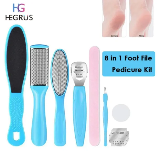 8pcs Foot Cleaner & Care Accessories -1pcs Foot Relief Accessories & Tools (Any Color) - Image 7