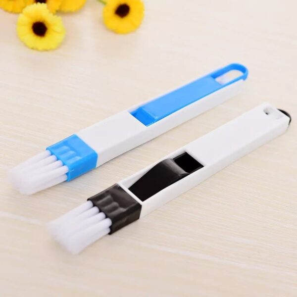 Plastic Corners And Edges Cleaning Brush For Window Frame Keyboard With Mini Dust Pan -1pcs (Any Color) - Image 4