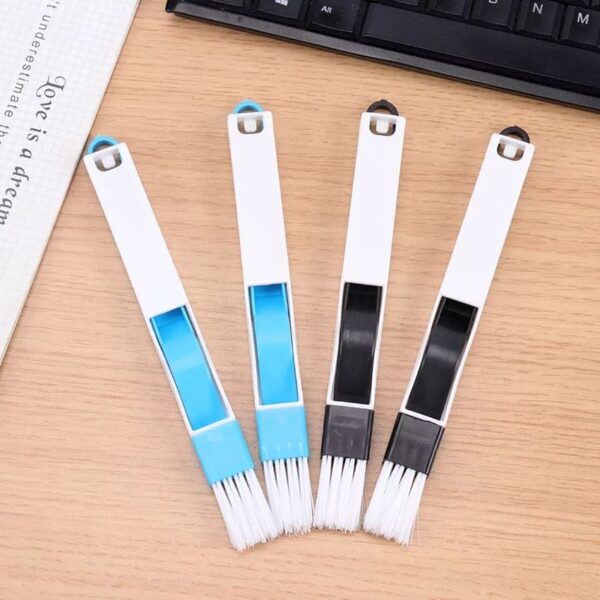 Plastic Corners And Edges Cleaning Brush For Window Frame Keyboard With Mini Dust Pan -1pcs (Any Color) - Image 7