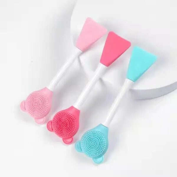 Mixing And Blackhead Remover Silicone Face Cleaning Brush -1pcs - Image 6