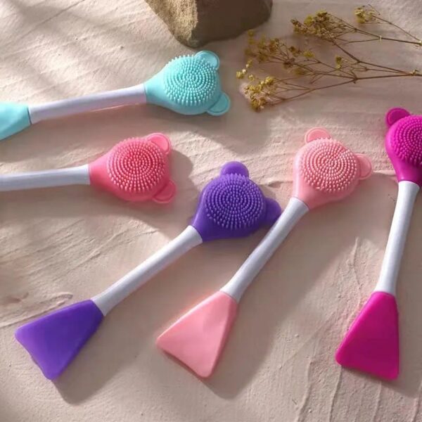 Mixing And Blackhead Remover Silicone Face Cleaning Brush -1pcs