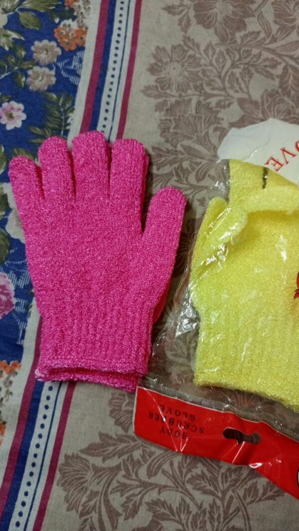 Shower Gloves Exfoliating Wash Skin Spa Bath Gloves Foam Bath Skid Resistance Body Mage Cleaning Loofah Scrubber -1pcs (Any Color) - Image 10