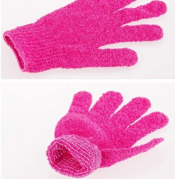 Shower Gloves Exfoliating Wash Skin Spa Bath Gloves Foam Bath Skid Resistance Body Mage Cleaning Loofah Scrubber -1pcs (Any Color) - Image 8