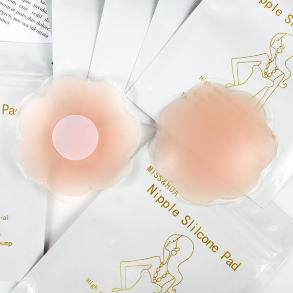 10pcs With box - Bra Straps Invisable Silicone Skin Friendly BreastPad - Image 4