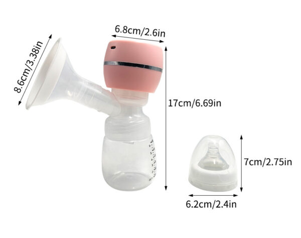 Rechargebble Electric  Breast Feeding Pump painless mute massager- 1Pieces (Any Color) - Image 7