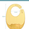 Silica gel light and thin Children's waterproof eating bib for supplementary food anti-dirty 1pcs (Any Color) - Image 7