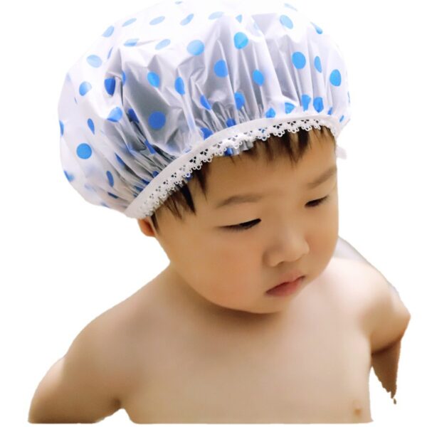 Waterproof Female Shower Cap/Women Shower Cap For Bath-1pcs (Any Color) - Image 6