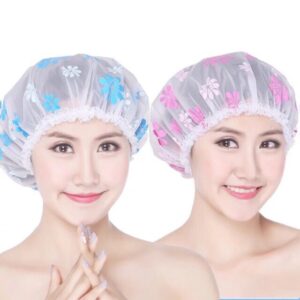 Waterproof Female Shower Cap/Women Shower Cap For Bath -1pcs (Any Color)