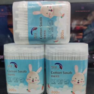 Baby paper Cotton Swabs Fine Stem Buds CN 200pcs -Dibba
