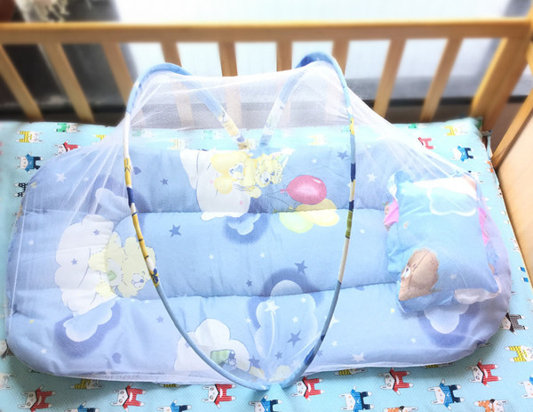 New Born Baby Bedding portable mosquito net foldable installation -1set (Any Color) - Image 12