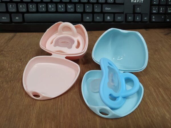 Children's Premium anti-colic silica gel pacifier Baby Chusni Teether with box CN -1pcs - Image 12
