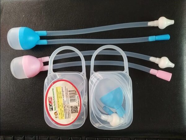 Nasal suction, with Box/case children's nasal aspirator for new born for nasal congestion -1pcs (Any Color)