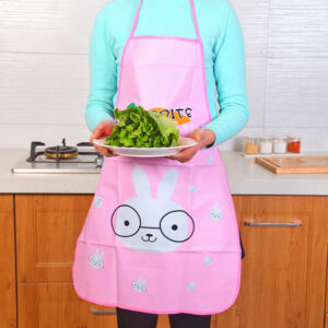 Waterproof Cartoon apron for princess, waterproof kitchen, pleated skirt, Amazon, ebay, Korean style, wholesale -1pcs (Any Color)