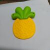 Silicone head Pineapple Baby Hand Teether With jhunjhuni CN -1pcs (Any Color) - Image 2