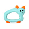 Silicone head  Ox Baby Hand Teether With jhunjhuni CN -1pcs (Any Color)