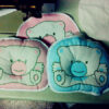 The bear fixed pillow is 100% cotton The filling is hollow cotton Size: 24cm*19cm -1pcs (Any Color) - Image 12