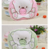 The bear fixed pillow is 100% cotton The filling is hollow cotton Size: 24cm*19cm -1pcs (Any Color) - Image 10