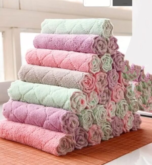 Baby Soft Face Towel CN-1pcs 25*25 square -1pcs (Any Color) - Image 3