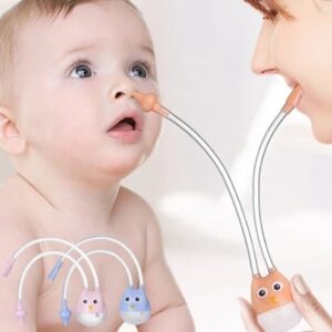 Cartoon Print Big Size Silica gel children's hygienic nasal aspirator for nose Nose Cleaning/Nasal Aspirators Device -1pcs (Any Color)