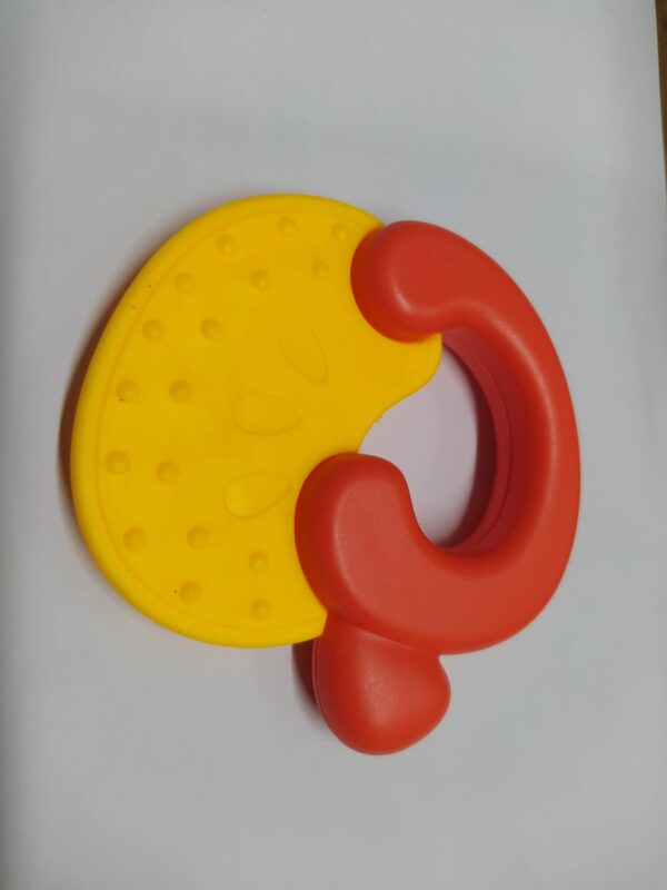 Silicone head Apple Baby Hand Teether CN -1pcs (Any Color) - Image 2