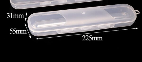 Baby silicon spoon fruit mud double head scrape mud spoon 304 stainless steel digging spoon -1pcs (With Box)  (Any Color) - Image 10