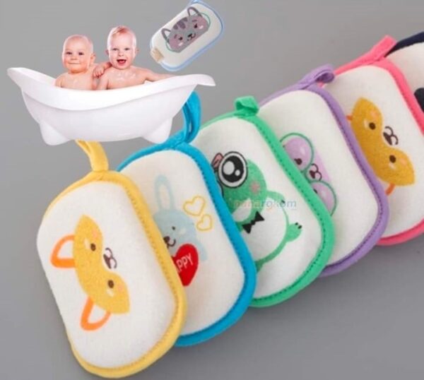 Baby Bath Sponge Soft China -1pcs (Any Color) - Image 2