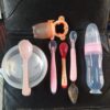 Baby food bowl+Silicone Rice spoon feeder 90ml+two head spoon+Slicone Spoon+Fruit feeder, full set of tools Package (Any Color) - Image 6