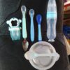 Baby food bowl+Silicone Rice spoon feeder 90ml+two head spoon+Slicone Spoon+Fruit feeder, full set of tools Package (Any Color) - Image 9
