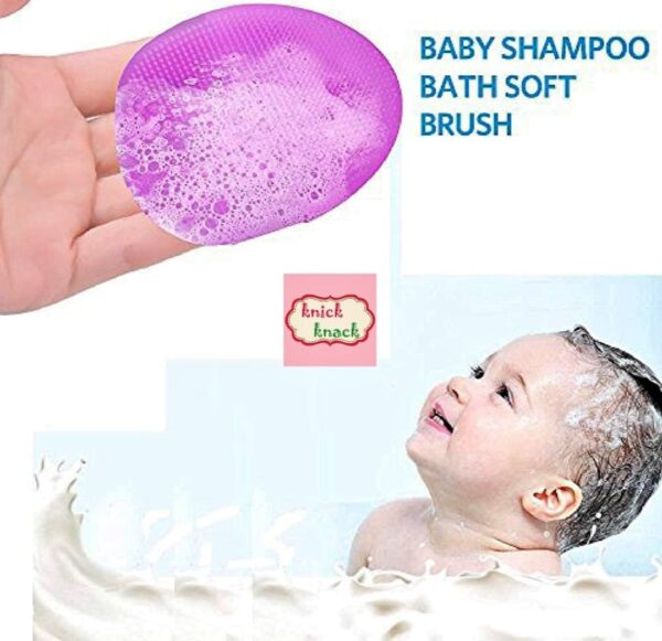 2pcs_set -Baby Bath Sponge Silicone Soft (Any Color)