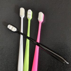 Those who have Dental Problems Japanese-style 10,000-bristle toothbrush single pack, fine soft bristles, Kids/adult -1pcs  (Any Color)