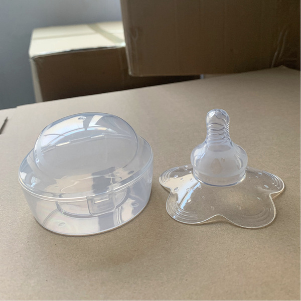 Silica gel nipple covers for breastfeeding, soft comfortable sting repellent for young mother Nipple Shield Breastfeeding Nipple - Image 2